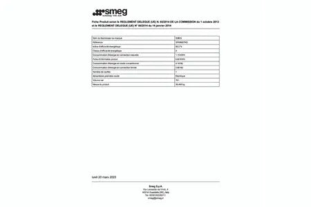 Four encastrable Smeg SF69M3TNO