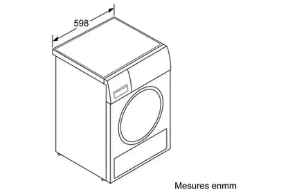 Sèche-linge à condensation Bosch SERENITY WPG2312SFR
