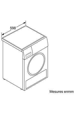 Sèche-linge pompe à chaleur Bosch SERENITY WQG134DRFR