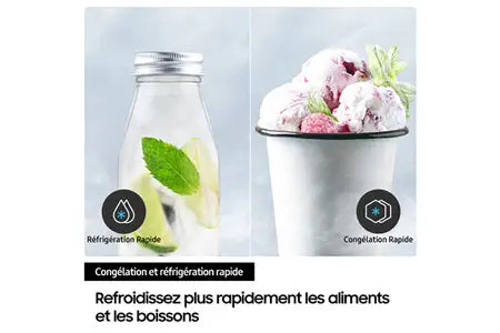 Réfrigérateur congélateur en bas Samsung rb34c602dsa