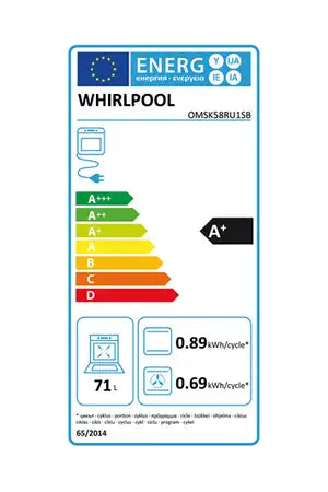 Four encastrable Whirlpool OMSK58RU1SB