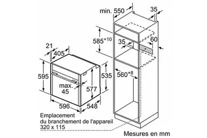 Four encastrable Neff B64FS31N0 - N90