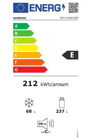 Réfrigérateur congélateur en haut Samsung RT31CG5624S9
